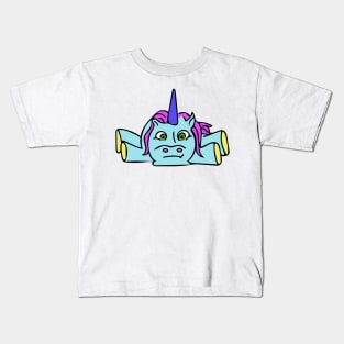 Colorful Unicorn Splat Kids T-Shirt